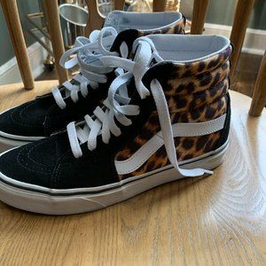 Vans Sk8-Hi Leopard Sneaker Women's Sz 7